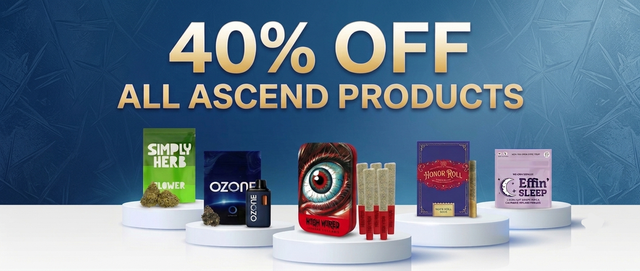 Cannabis Promo, Cannabis Sales, Cannabis Discounts, Cannabis on Sale, Ascend - 40% off