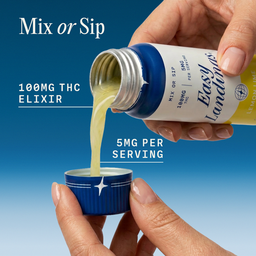 Easy Landings Lemon Lime Drink Mix Beverage Edible, 100mg, 1pk - image 2