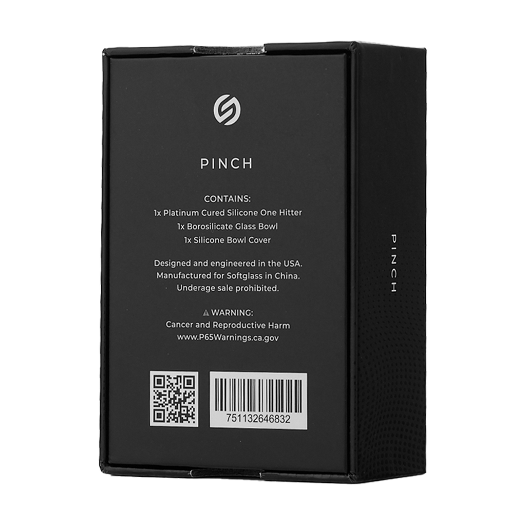 Soft Glass Pinch Pipe Glass Pipes, Black - image 8