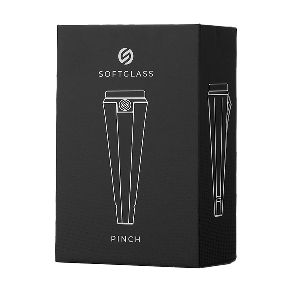 Soft Glass Pinch Pipe Glass Pipes, Black - image 7
