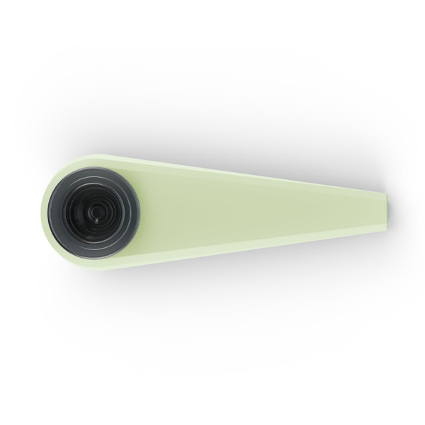 Soft Glass Token Hand Pipe Pipes, Aura (Glow-In-The-Dark) - image 4