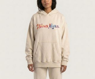 White & Rainbow Lightweight Sweatshirt Bisa Premium