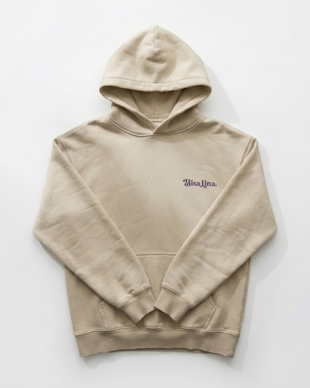 White & Purple Heavy Duty Sweatshirt Bisa Premium White & Purple Heavy Duty Sweatshirt Bisa Premium