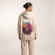 White & Purple Lightweight Sweatshirt Bisa Premium White & Purple Lightweight Sweatshirt Bisa Premium
