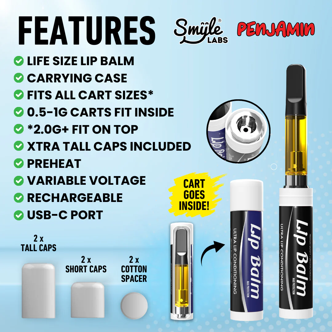 Penjamin Lip Balm Cart Pen Smyle Labs Penjamin Lip Balm Cart Pen Smyle Labs