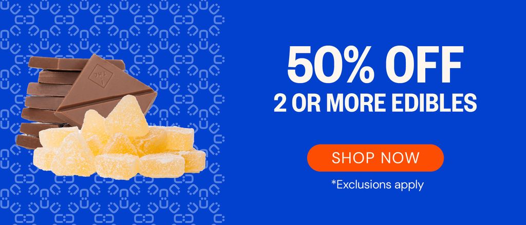 50% OFF 2 or more edibles