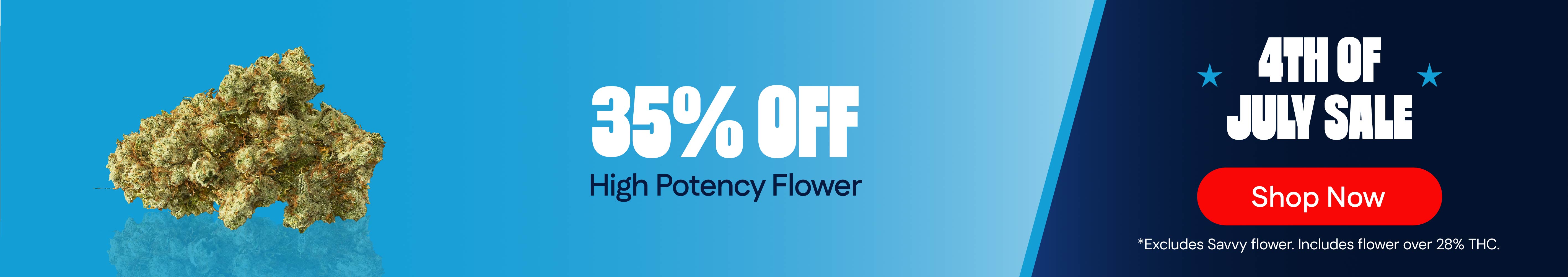 35% OFF High Potency Flower