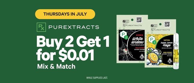 Cannabis Promo, Cannabis Sales, Cannabis Discounts, Cannabis on Sale, THURSDAYS: P2 Buy 2 Get 1 for $0.01