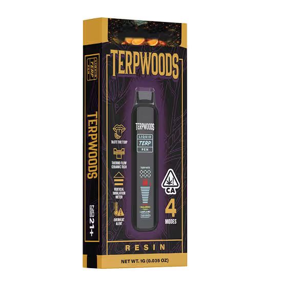 Terpwoods Cadillac Rainbows Live Resin All-In-One Vape, 1g
