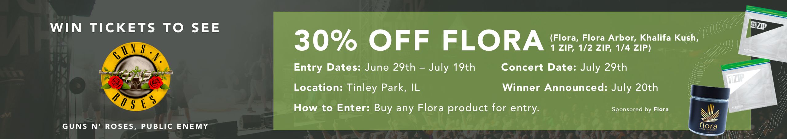 Cannabis Promo, Cannabis Sales, Cannabis Discounts, Cannabis on Sale, 30% off Flora & Khalifa Kush