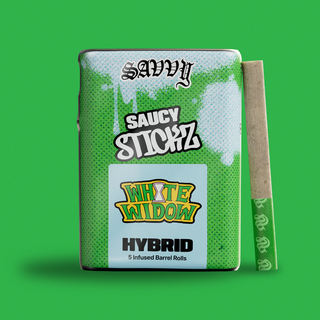 Saucy Stickz - White Widow Savvy