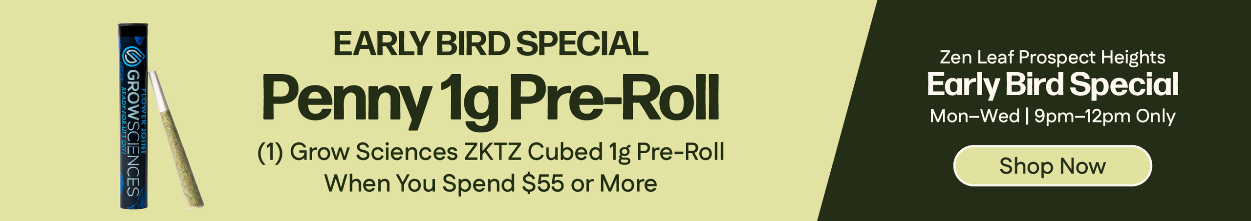 Cannabis Promo, Cannabis Sales, Cannabis Discounts, Cannabis on Sale, Penny Pre-Roll