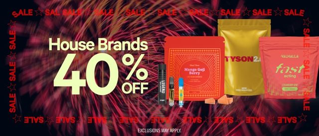 Cannabis Promo, Cannabis Sales, Cannabis Discounts, Cannabis on Sale, 40% Off Kind Tree, Legend, Valhalla, Cookies & Tyson 2.0