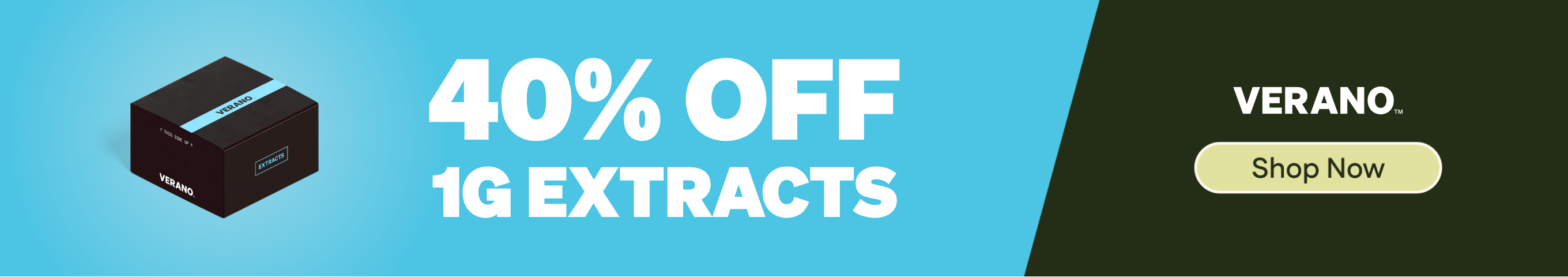 40% Off Verano Reserve 1G Extracts