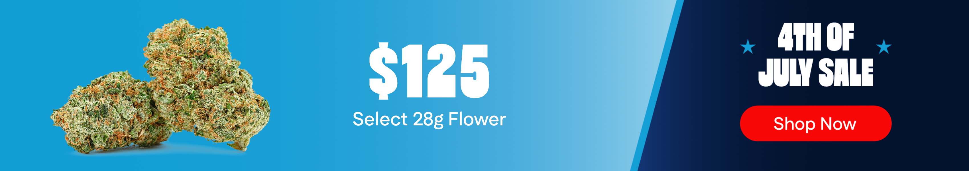 $125 - Select Strains of 28g Flower