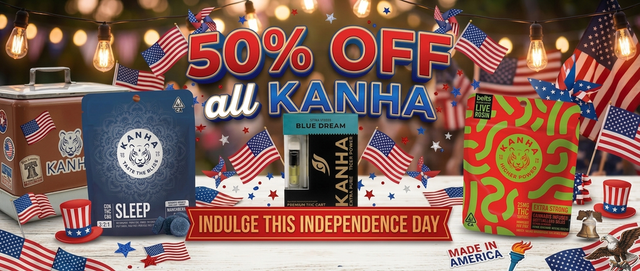Cannabis Promo, Cannabis Sales, Cannabis Discounts, Cannabis on Sale, 50% OFF all Kanha