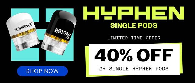 Cannabis Promo, Cannabis Sales, Cannabis Discounts, Cannabis on Sale, 40% OFF 2+ Hyphen Pods