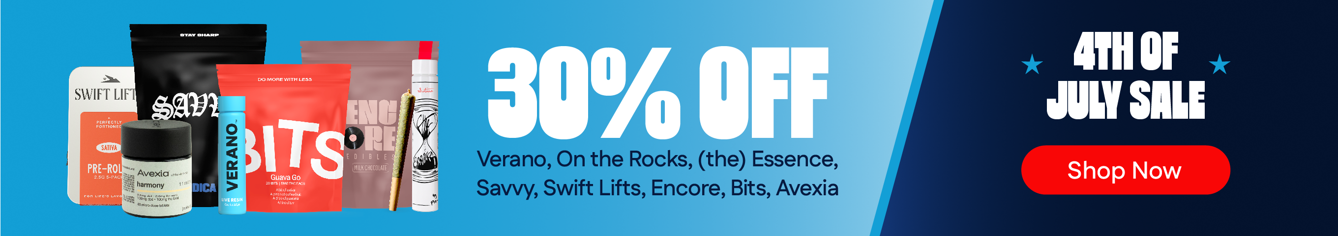 30% OFF Featured Brands