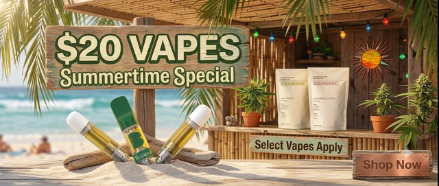 Cannabis Promo, Cannabis Sales, Cannabis Discounts, Cannabis on Sale, $20 Vapes
