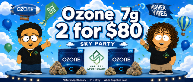 Cannabis Promo, Cannabis Sales, Cannabis Discounts, Cannabis on Sale, Ozone 7g 2 for $80!