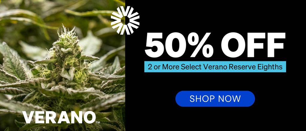 50% OFF 2+ Select Verano Reserve, 3.5g