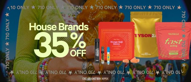 Cannabis Promo, Cannabis Sales, Cannabis Discounts, Cannabis on Sale, 35% Off Kind Tree, Legend, Valhalla, Cookies & Tyson 2.0