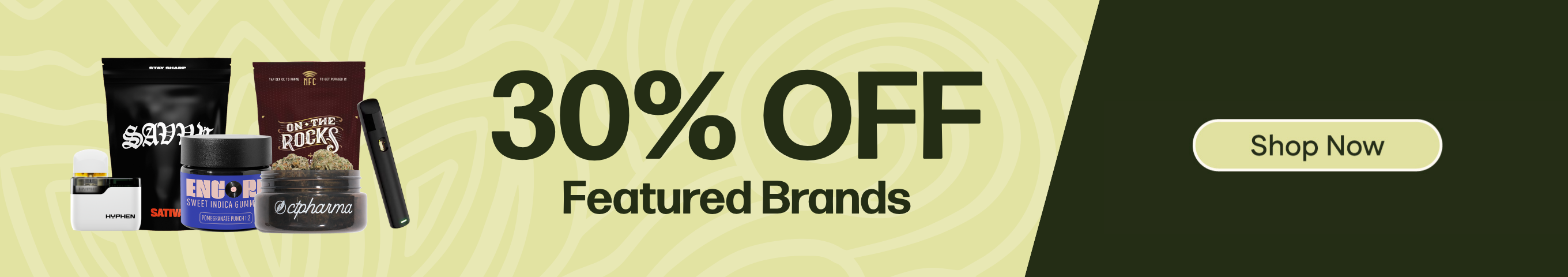 30% OFF Featured Brands