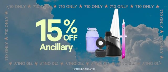 Cannabis Promo, Cannabis Sales, Cannabis Discounts, Cannabis on Sale, 15% Off Ancillary