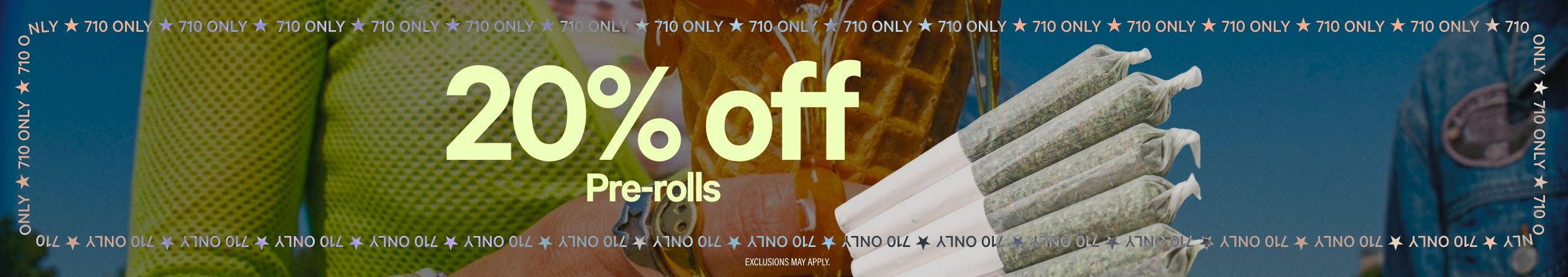 Cannabis Promo, Cannabis Sales, Cannabis Discounts, Cannabis on Sale, Daily Deal ~ Friday ~ 20% Off Pre-Rolls