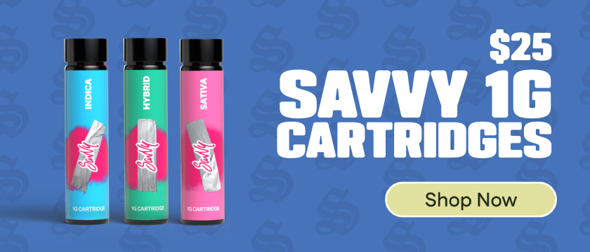 $25 Savvy 1G Cartridges