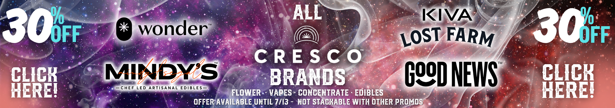 Cannabis Promo, Cannabis Sales, Cannabis Discounts, Cannabis on Sale, 🔥 Cresco 30% OFF 🔥
