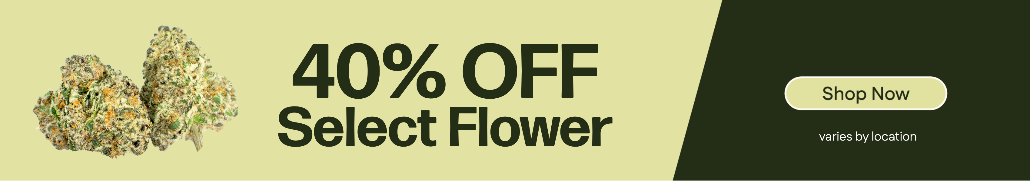 40% Off Select Flower