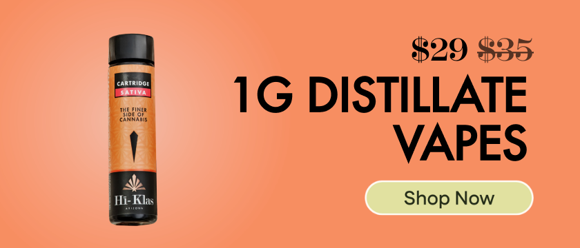 $29 Hi Klas 1G Distillate Vapes