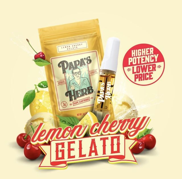Lemon Cherry Gelato Papa's Herb