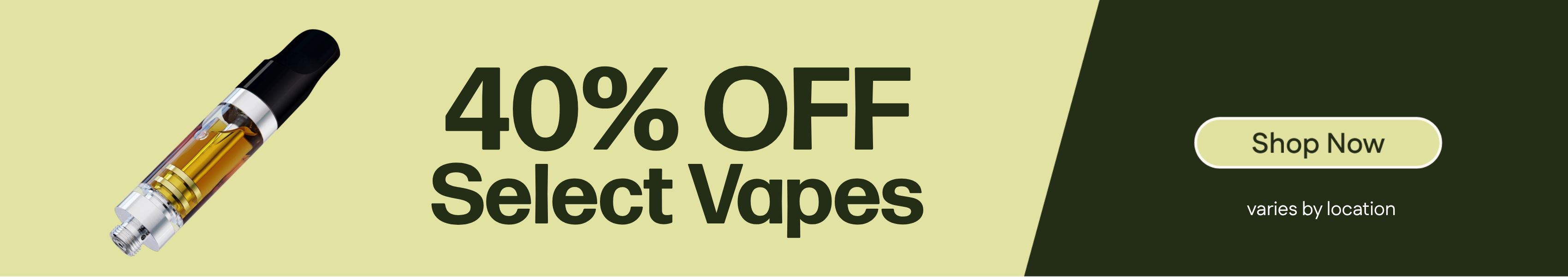 40% Off Select Vapes