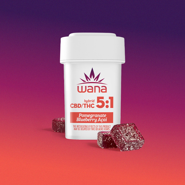 Pomegranate Blueberry Acai 5:1 CBD:THC Wana - Classic