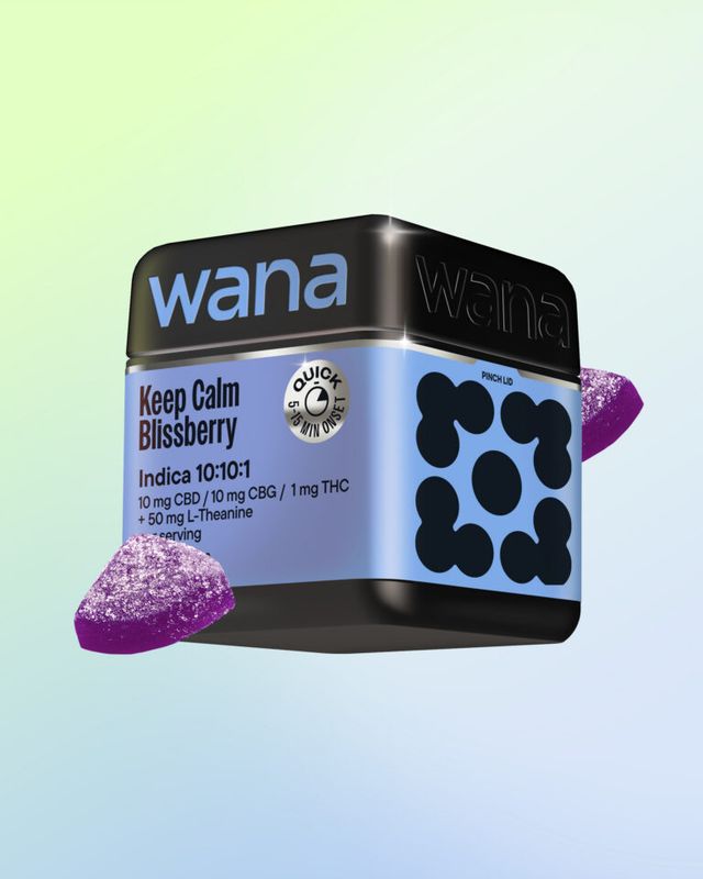 Keep Calm - Blissberry 1:10:10 THC:CBD:CBG Wana - Optimals
