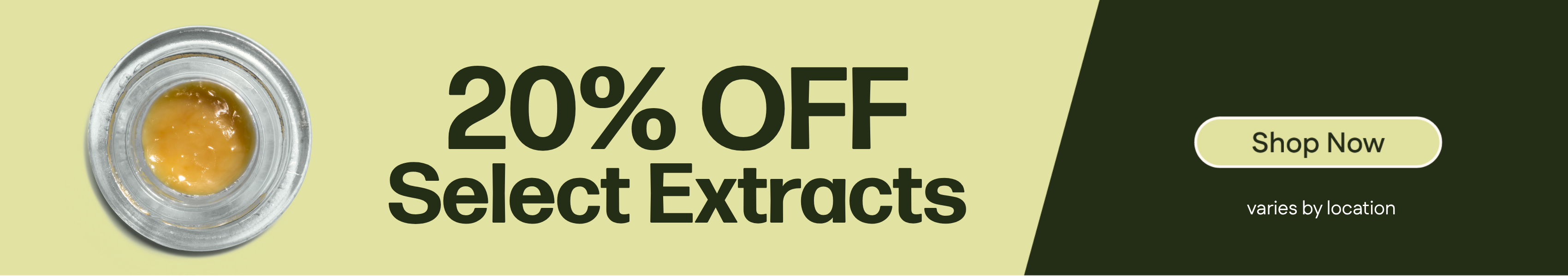 20% Off Select Extracts