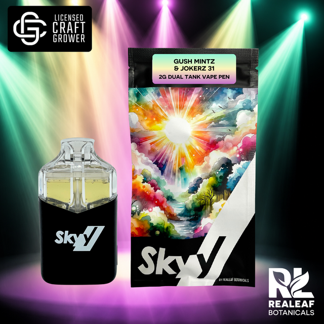 Gush Mintz Jokerz 31 Dual Skyy by Realeaf Botanicals