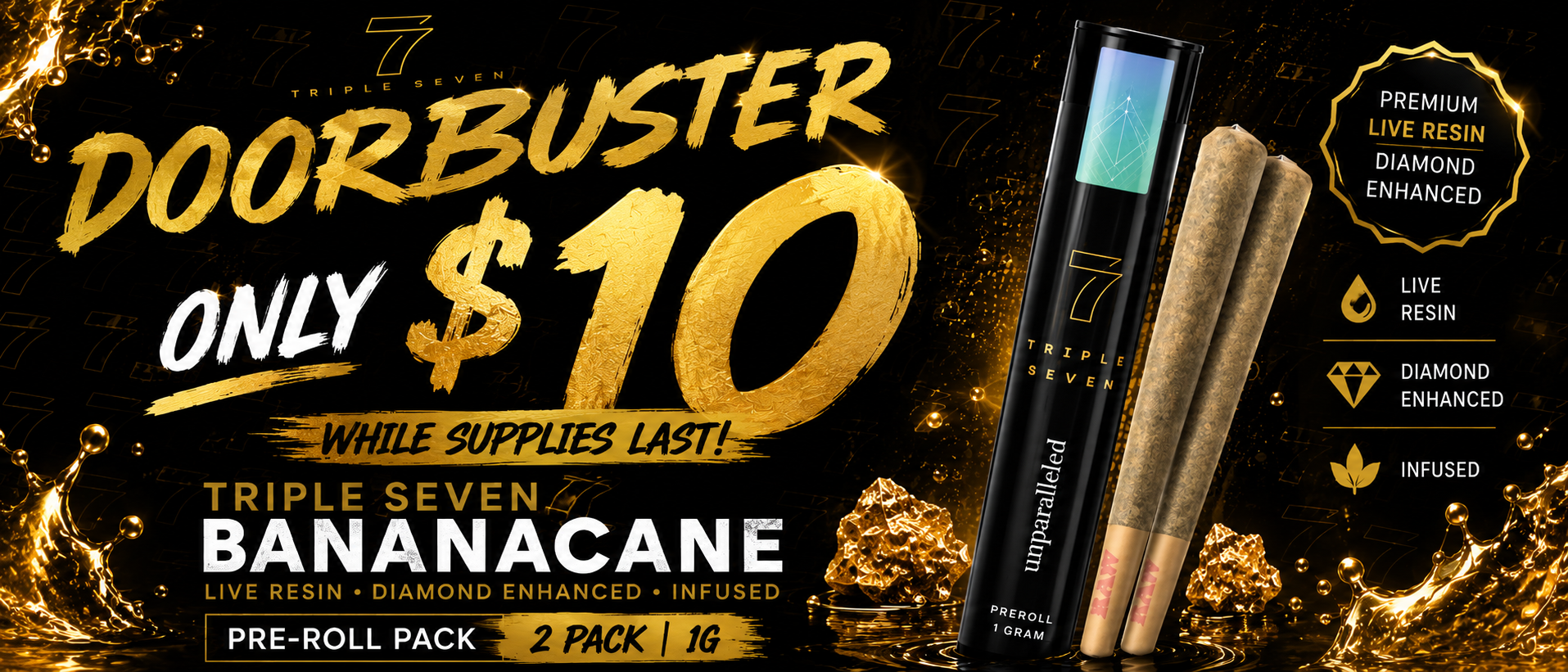 Cannabis Promo, Cannabis Sales, Cannabis Discounts, Cannabis on Sale, 710 Doorbuster