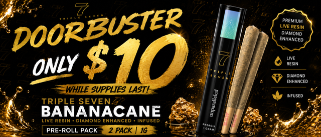 Cannabis Promo, Cannabis Sales, Cannabis Discounts, Cannabis on Sale, 710 Doorbuster