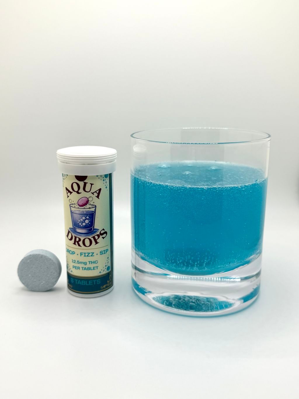 Aqua Drops Yuzu Berry Drink Mix Beverage Edible, 50mg, 2pk - image 2