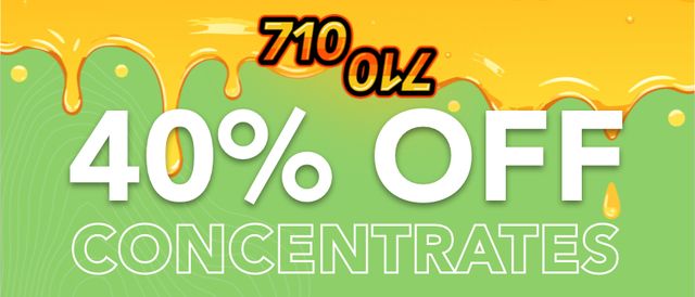 Cannabis Promo, Cannabis Sales, Cannabis Discounts, Cannabis on Sale, 40% off Concentrates