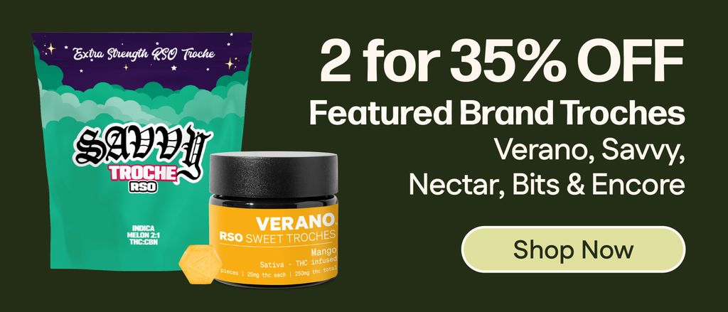 35% Off 2+ Verano, Bits, Encore, Savvy & Nectar Troches