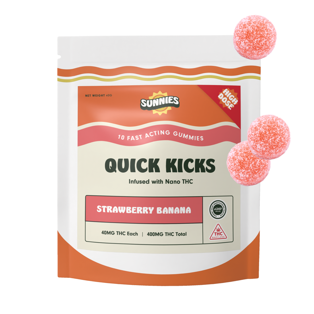Sunnies Strawberry Banana Gummy 400mg