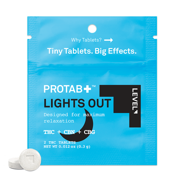 Protab Lights Out 20mgTHC+10mgCBN+5mgCBG Level