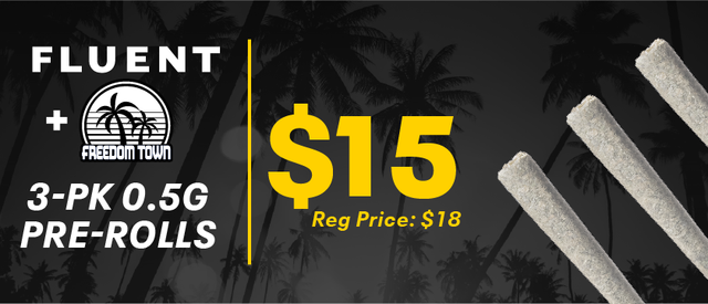Cannabis Promo, Cannabis Sales, Cannabis Discounts, Cannabis on Sale, $15 | Pre-rolls 3 Pack