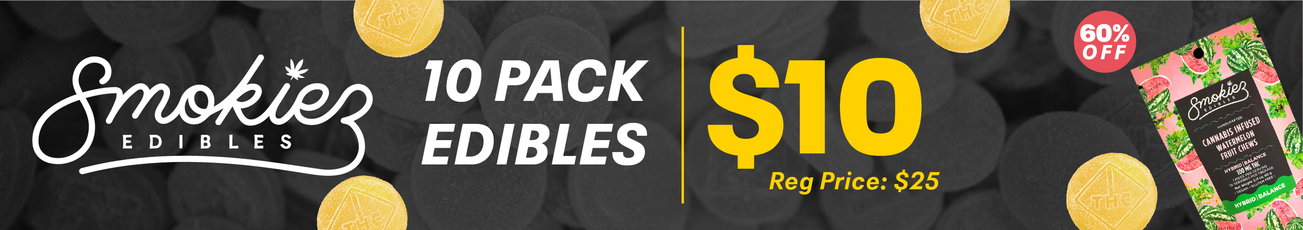 Cannabis Promo, Cannabis Sales, Cannabis Discounts, Cannabis on Sale, $10 | Smokiez Gels
