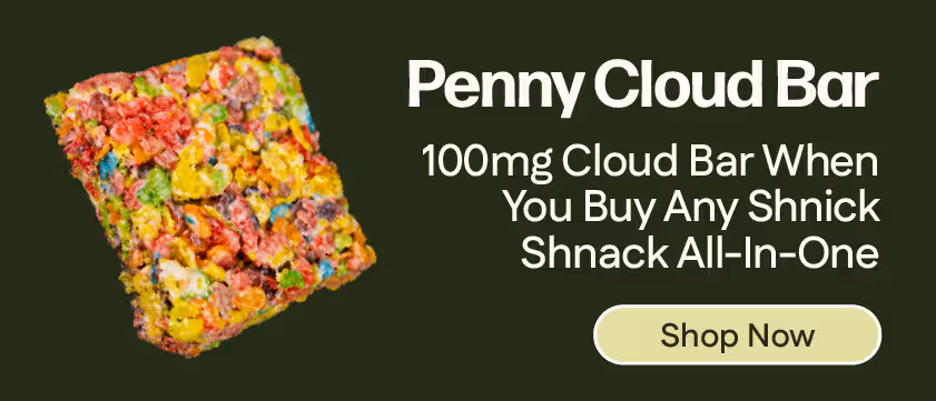 Buy Any Shnick Shnack All-in-One, get a 100mg Cloud Bar