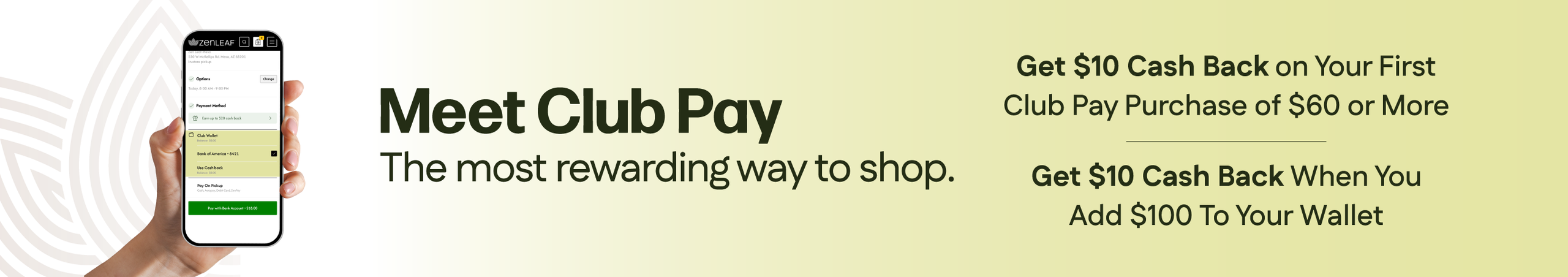 Cannabis Promo, Cannabis Sales, Cannabis Discounts, Cannabis on Sale, Meet Club Pay - A New Way to Pay for Cannabis